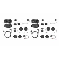 INTERPHONE BUETOOTH HEADSET PRE UZAVRETÉ A OTVORENÉ PRILBY U-COM8R TWIN PACK